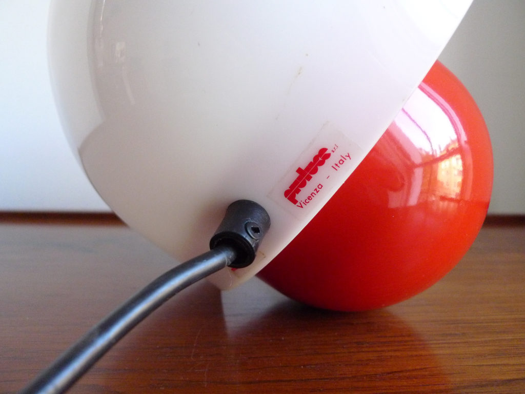 Space Age Italian Mushroom Table Lamp by Piuluce, c.1970s