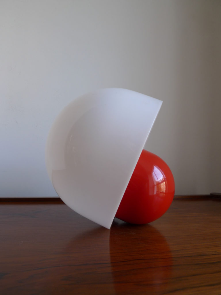 Space Age Italian Mushroom Table Lamp by Piuluce, c.1970s