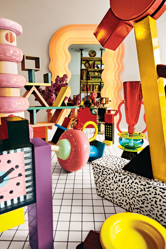 Ettore Sottsass "Tahiti" Lamp by Memphis Group, Milano 1981