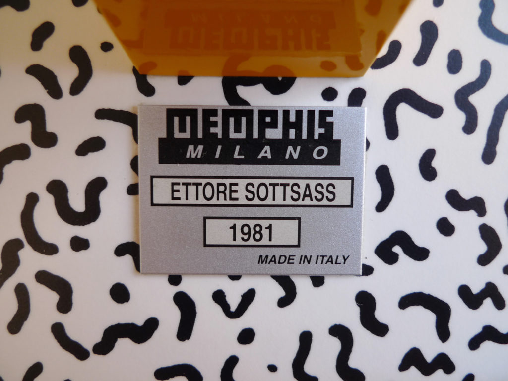 Ettore Sottsass "Tahiti" Lamp by Memphis Group, Milano 1981