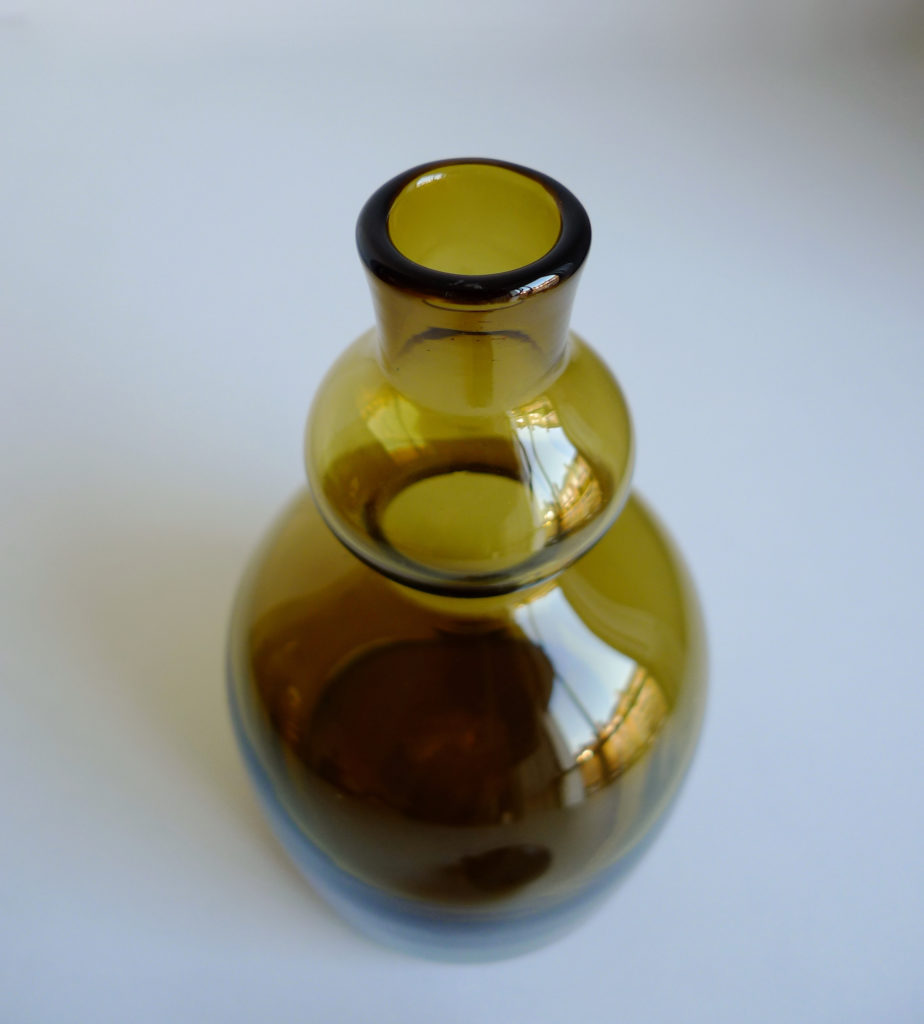Kaj Franck, Nuutajarvi Notsjo Signed “KF 503” Carafe Bottle Decanter, 1963