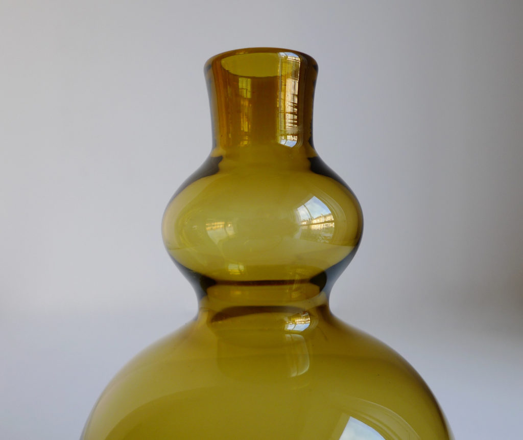 Kaj Franck, Nuutajarvi Notsjo Signed “KF 503” Carafe Bottle Decanter, 1963