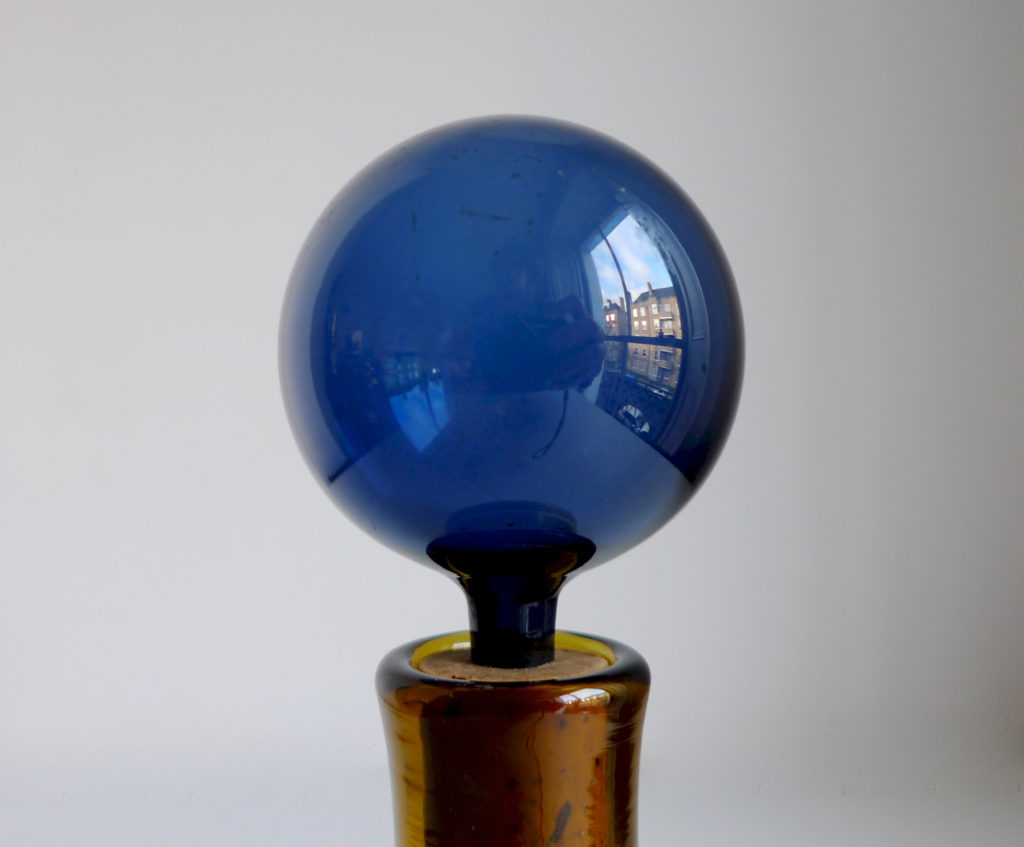 Kaj Franck, Nuutajarvi Notsjo Signed “KF 503” Carafe Bottle Decanter, 1963