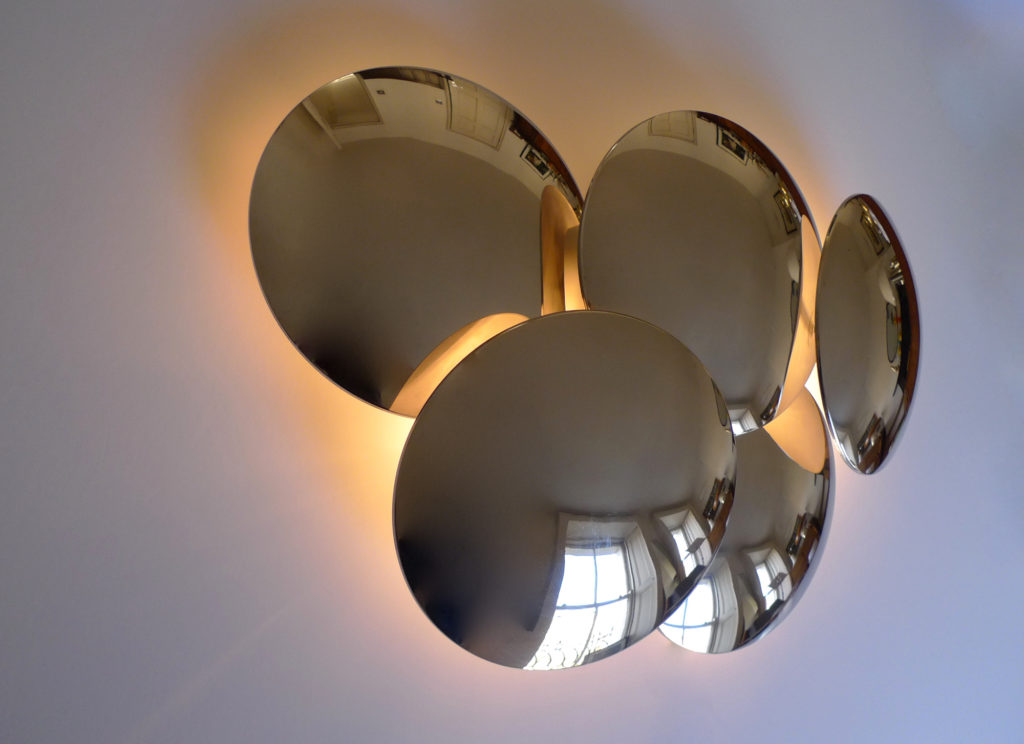 Rare Reggiani Model #340/5 Wall Light Sconce by Luigi Argenta, c.1970