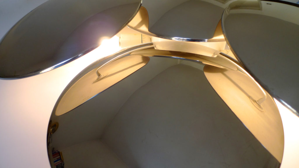 Rare Reggiani Model #340/5 Wall Light Sconce by Luigi Argenta, c.1970