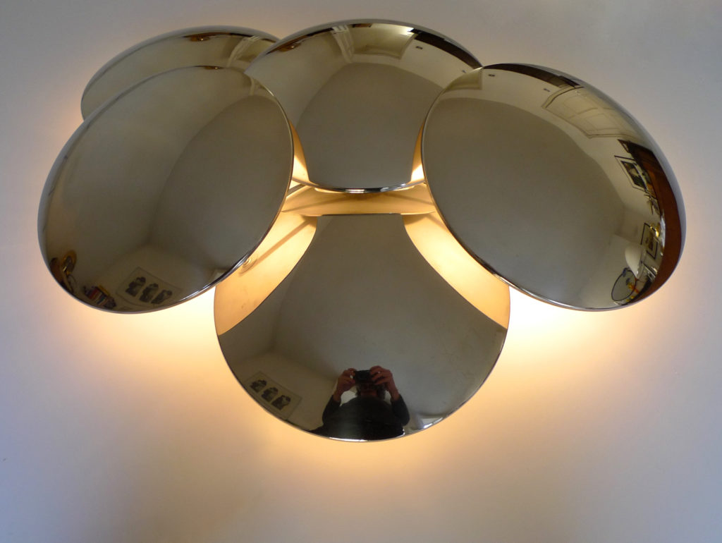 Rare Reggiani Model #340/5 Wall Light Sconce by Luigi Argenta, c.1970