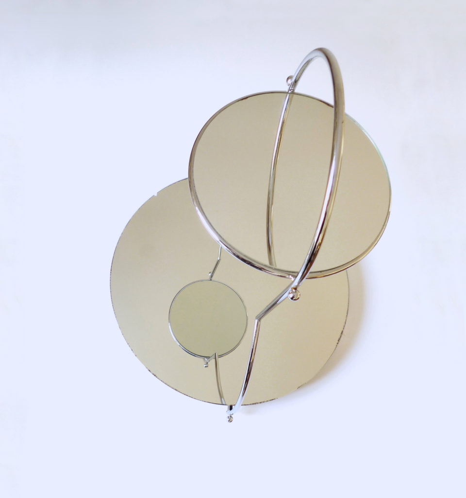 Rodney Kinsman "Orbit" Wall Mirror by Bieffeplast, Italy, 1984