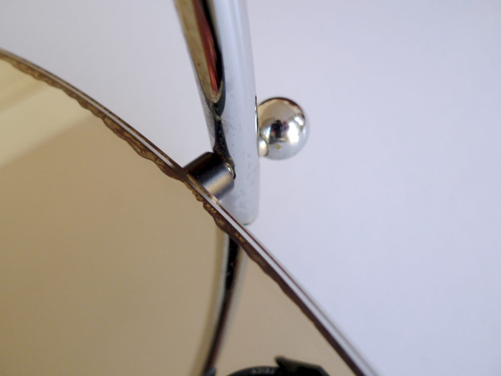 Rodney Kinsman "Orbit" Wall Mirror by Bieffeplast, Italy, 1984