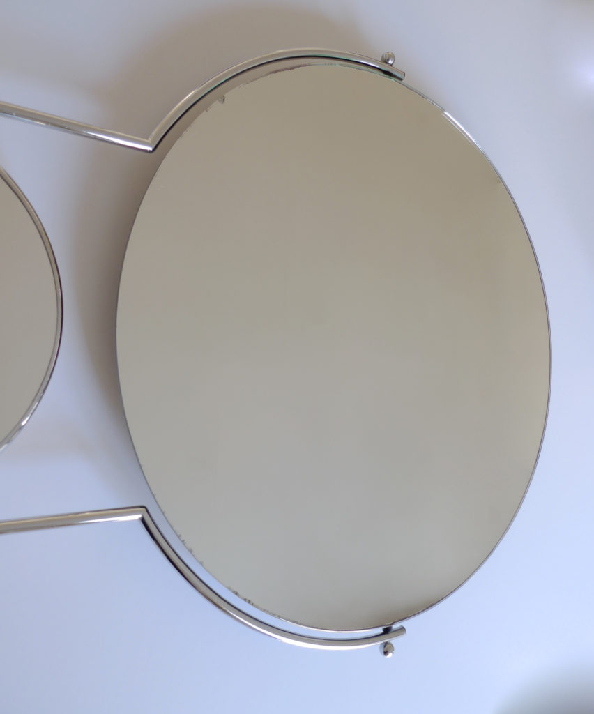 Rodney Kinsman "Orbit" Wall Mirror by Bieffeplast, Italy, 1984
