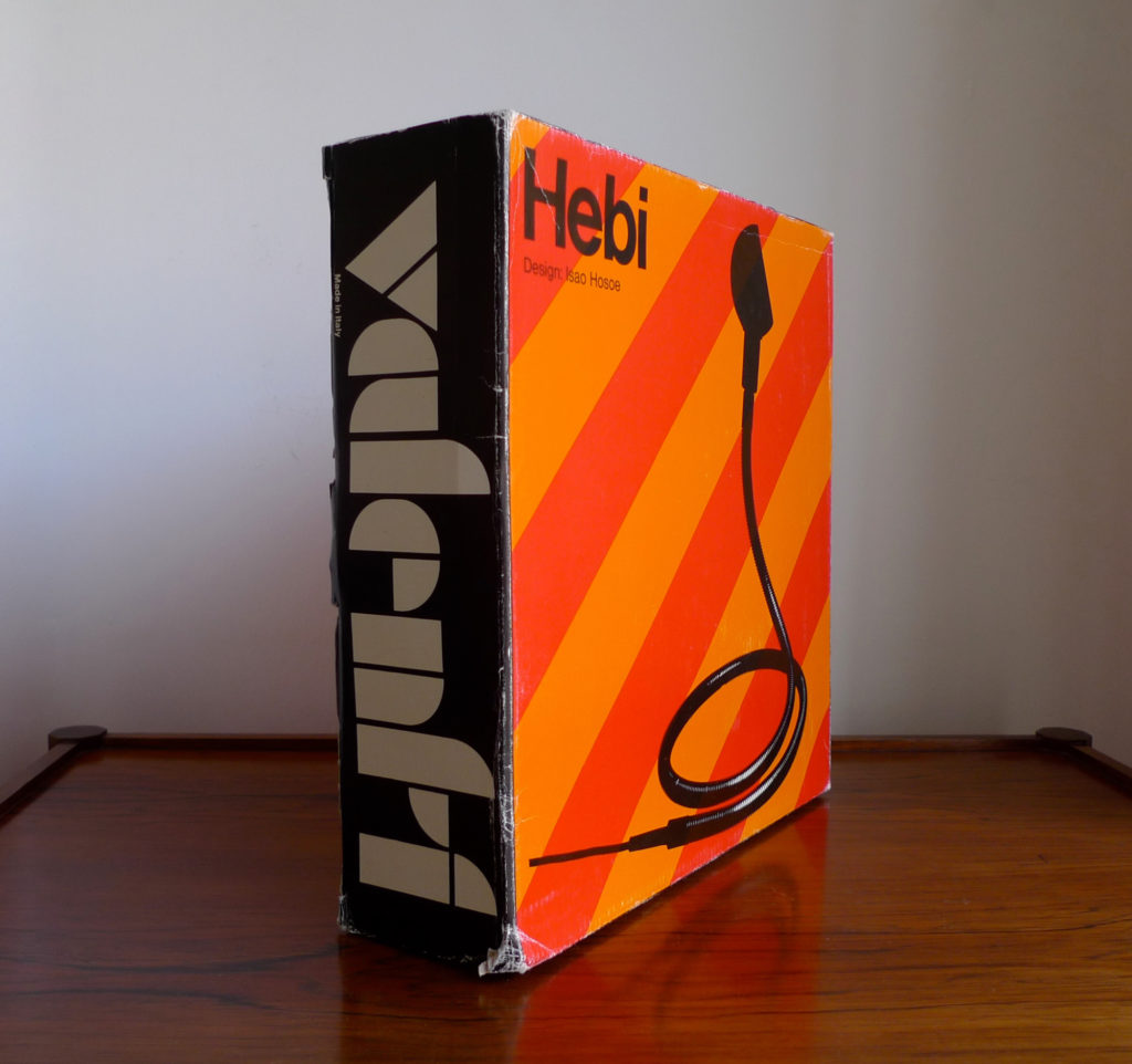 Isao Hosoe "Hebi" Table Lamp by Valenti Luce, Italy 1972