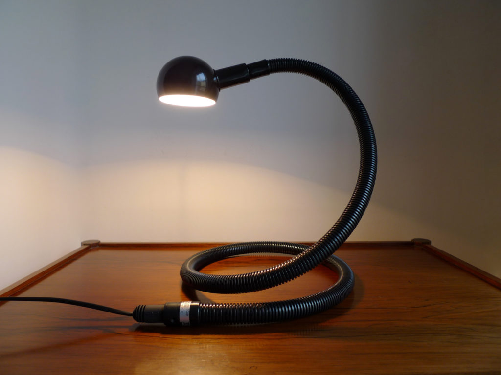Isao Hosoe "Hebi" Table Lamp by Valenti Luce, Italy 1972
