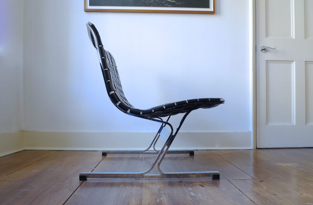 Mid-Century Ross Littell "PLR 1" Lounge Chair for ICF Italy, 1960s