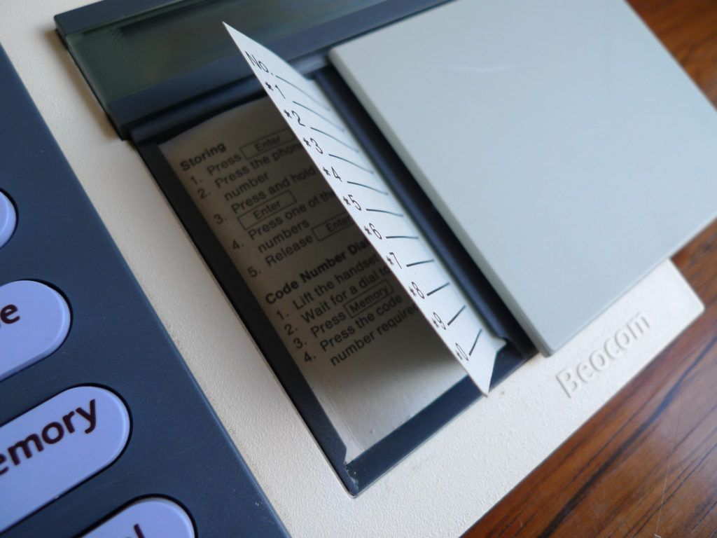 Postmodern Bang & Olufsen "Beocom 2000" Telephone by Henrik Sørig Thomsen, 1986