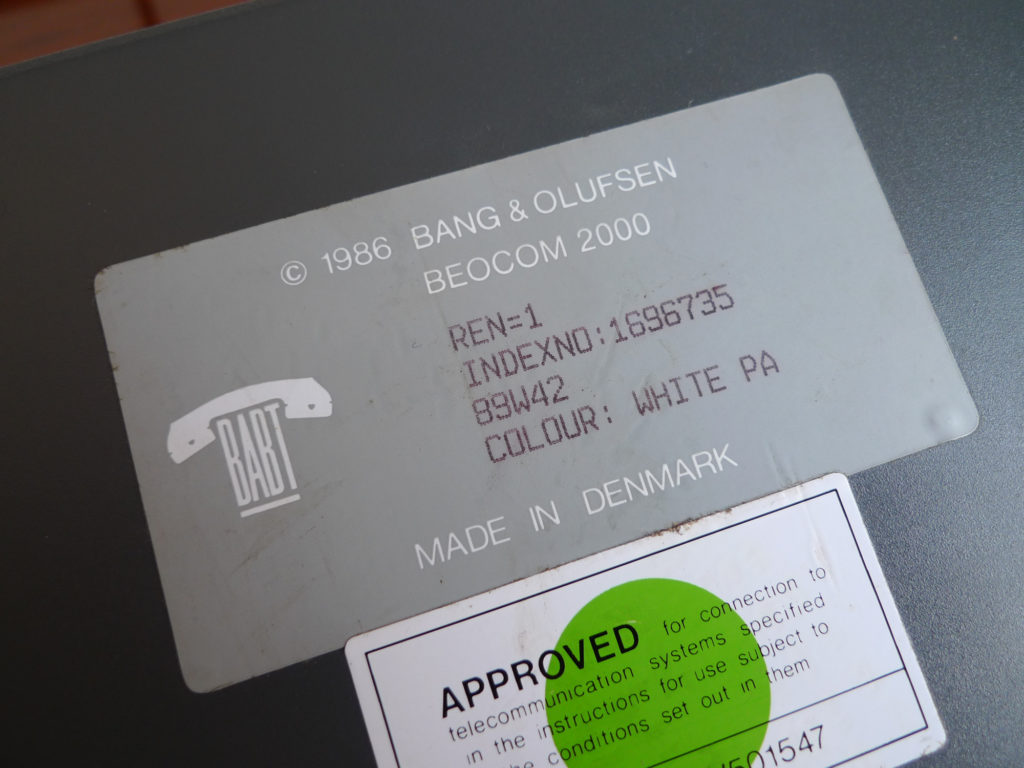 Postmodern Bang & Olufsen "Beocom 2000" Telephone by Henrik Sørig Thomsen, 1986