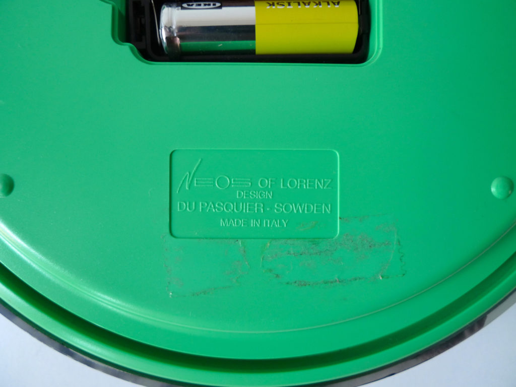 Postmodern Wall Clock by Du Pasquier & Sowden for Neos - Lorenz, 1988