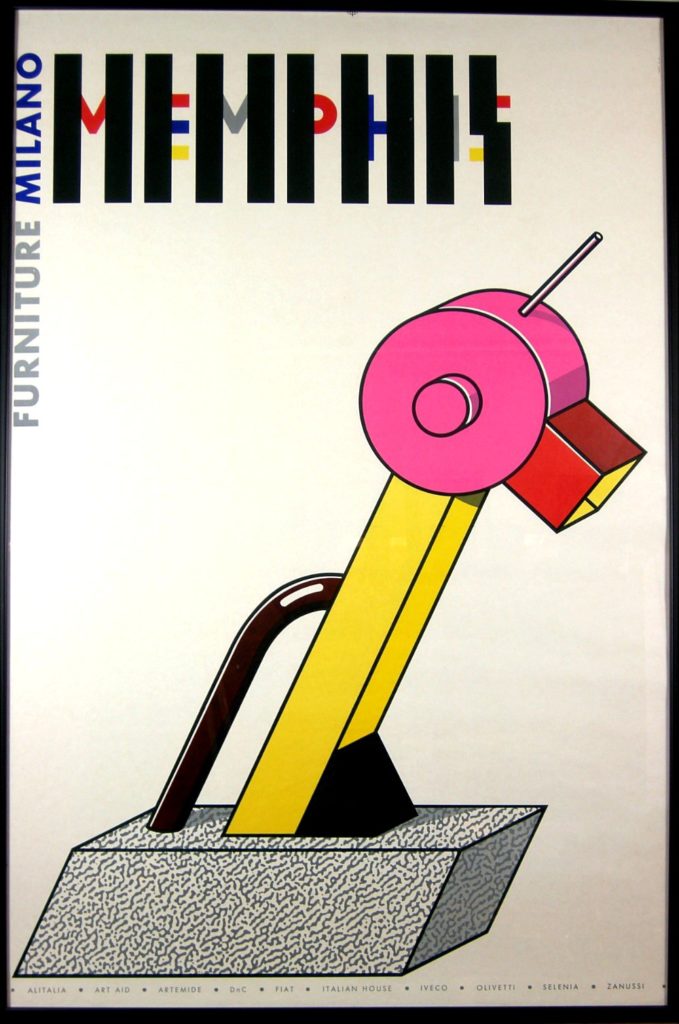 Ettore Sottsass "Tahiti" Lamp by Memphis Group, Milano 1981