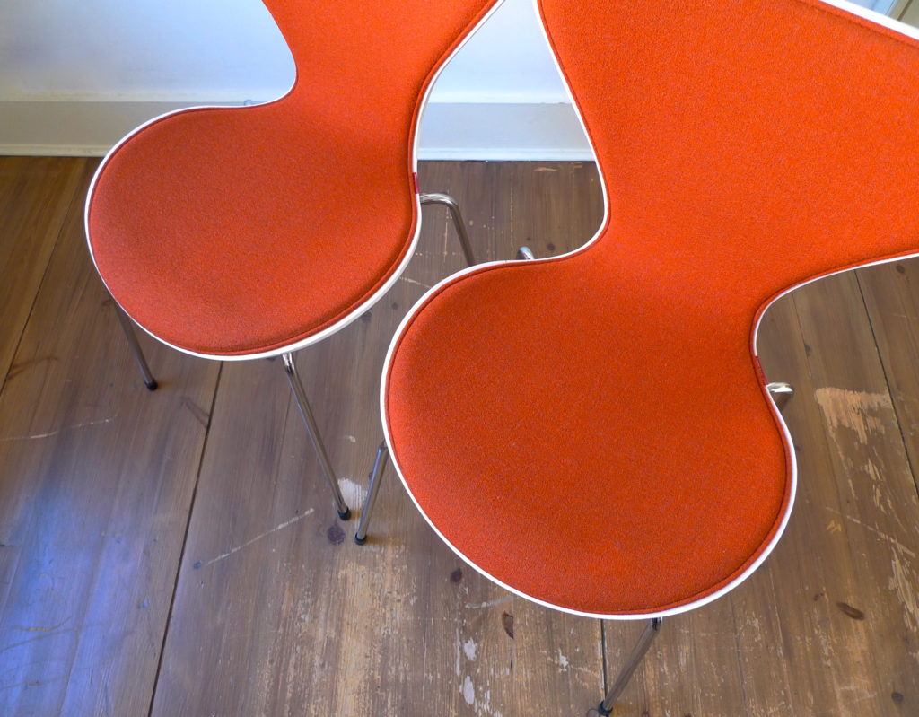 Set Of 4 Arne Jacobsen Series 7 Chairs For Fritz Hansen