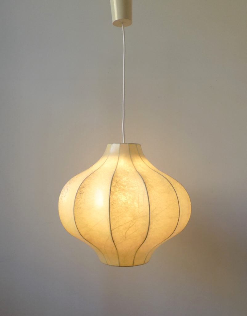 Vintage Space Age 'Cocoon' Pendant Light, c.1950s