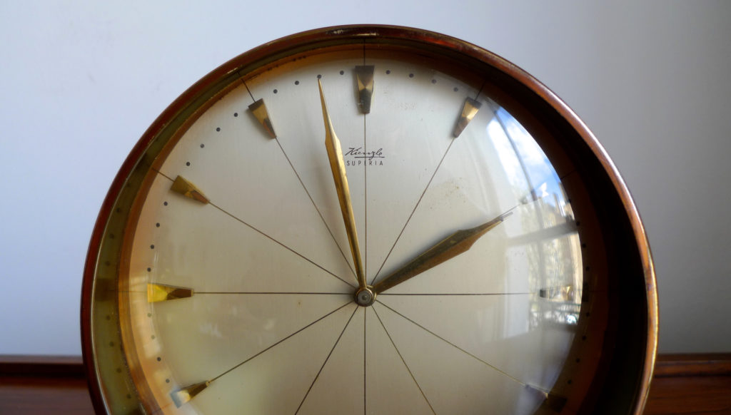 Kienzle "Superia" Mid-Century Mantle Clock, 1960s