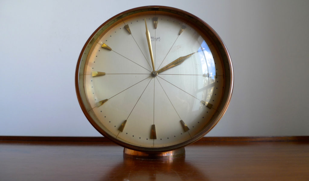 Kienzle "Superia" Mid-Century Mantle Clock, 1960s