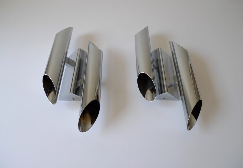 Gianni Celada "Carciofo" Sconces by Fontana Arte, Italy 1970s