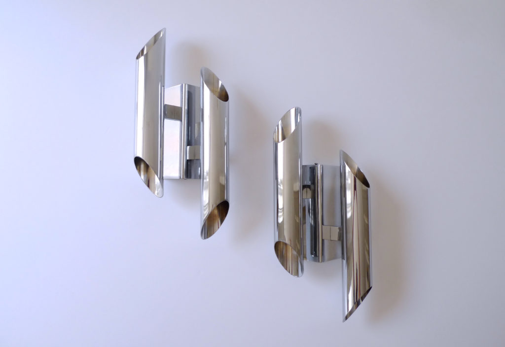 Gianni Celada "Carciofo" Sconces by Fontana Arte, Italy 1970s