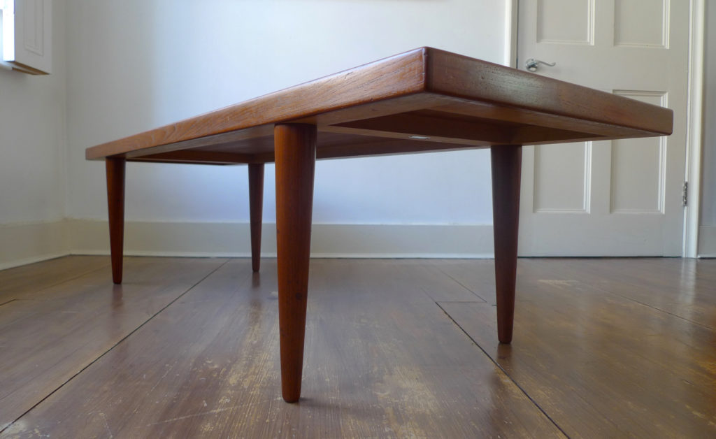 Vintage Hovmand-Olsen Teak Danish Coffee Table, 1960s
