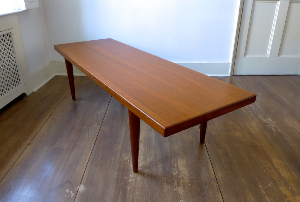 Vintage Hovmand-Olsen Teak Danish Coffee Table, 1960s