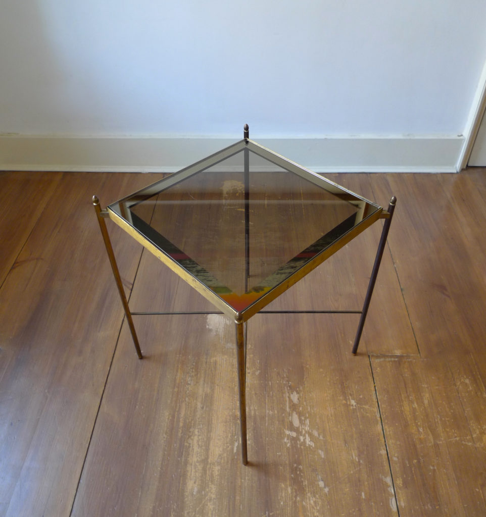 Vintage Hollywood Regency Neoclassical Side Table, 1970s