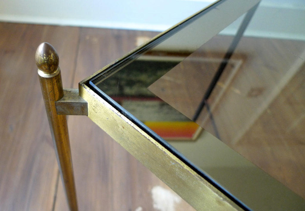Vintage Hollywood Regency Neoclassical Side Table, 1970s