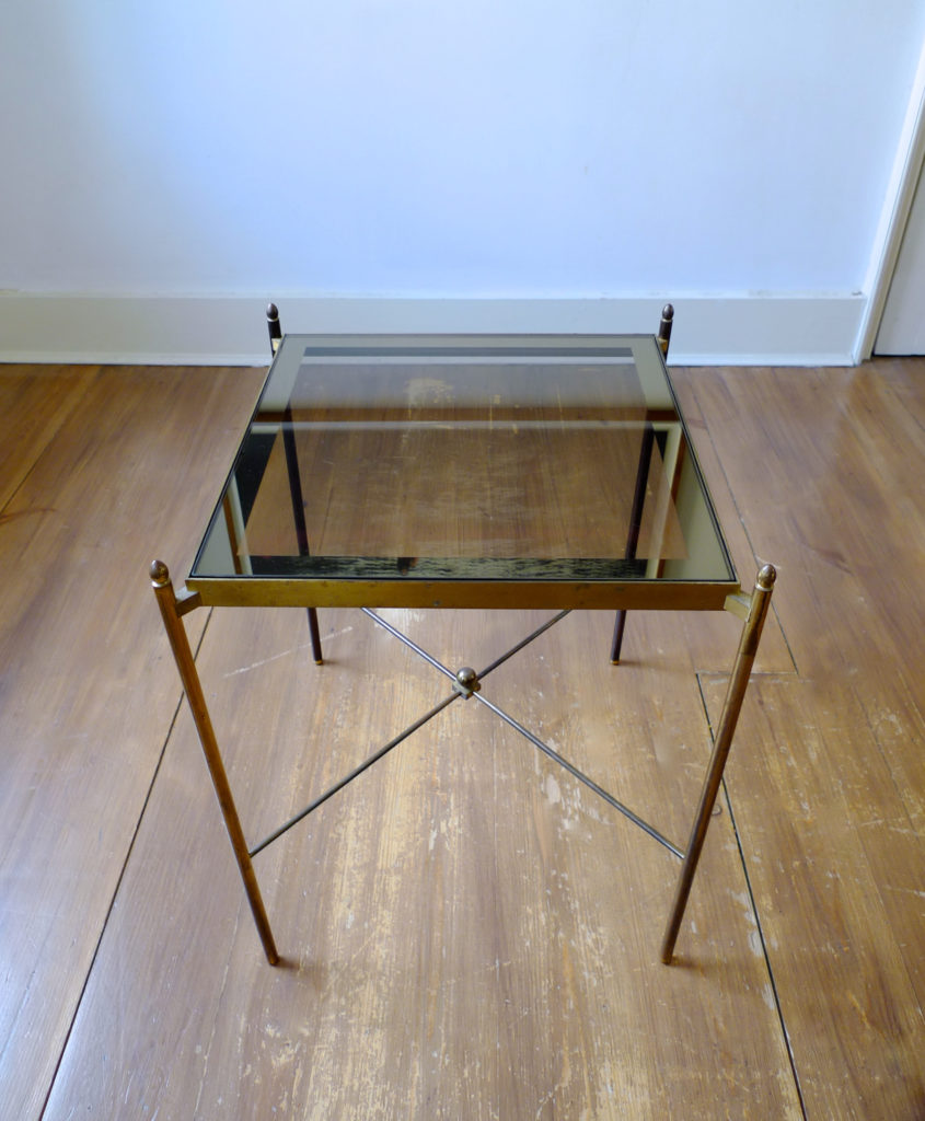 Vintage Hollywood Regency Neoclassical Side Table, 1970s