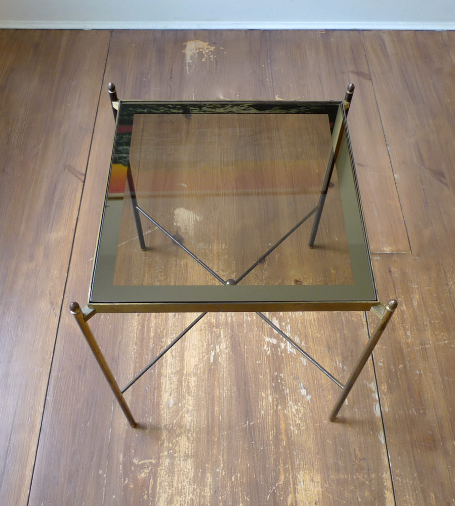 Vintage Hollywood Regency Neoclassical Side Table, 1970s