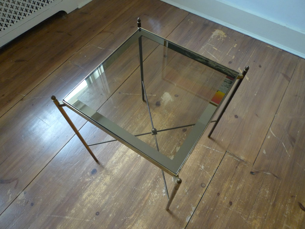 Vintage Hollywood Regency Neoclassical Side Table, 1970s