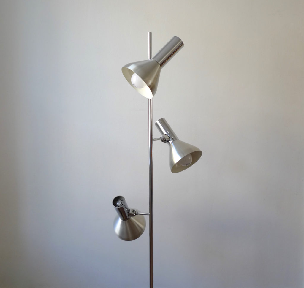 Mid-Century Triple Spot Standard Floor Lamp, c. 1970s