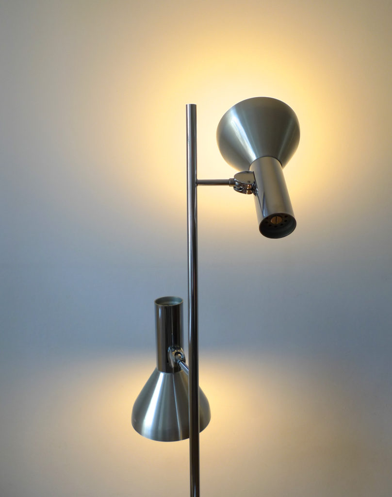 Mid-Century Triple Spot Standard Floor Lamp, c. 1970s