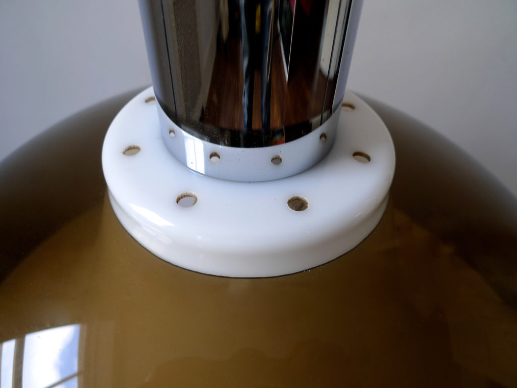 Space Age Pendant Light Attributed to Gino Sarfatti for Arteluce, Italy, 1960s
