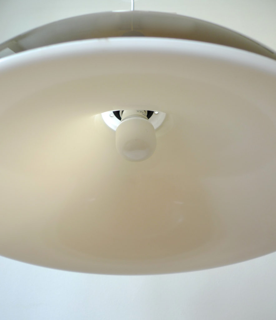 Space Age Pendant Light Attributed to Gino Sarfatti for Arteluce, Italy, 1960s