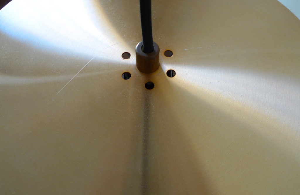 Danish Mid-Century Copper Ceiling Pendant Light, 1960s
