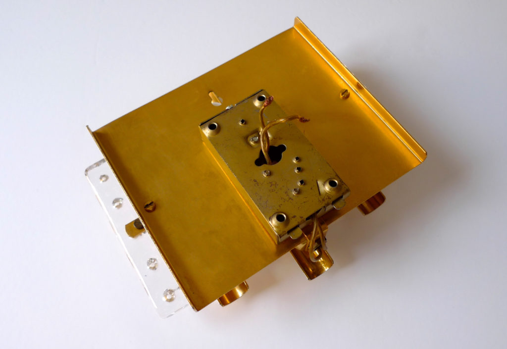Pair of Hans-Agne Jakobsson Brass & Glass Sconces For Orrefors, 1970s