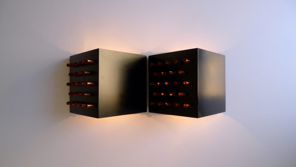 Pair of Space Age "Clair-Obscur" Wall Lights by RAAK Amsterdam, 1960s