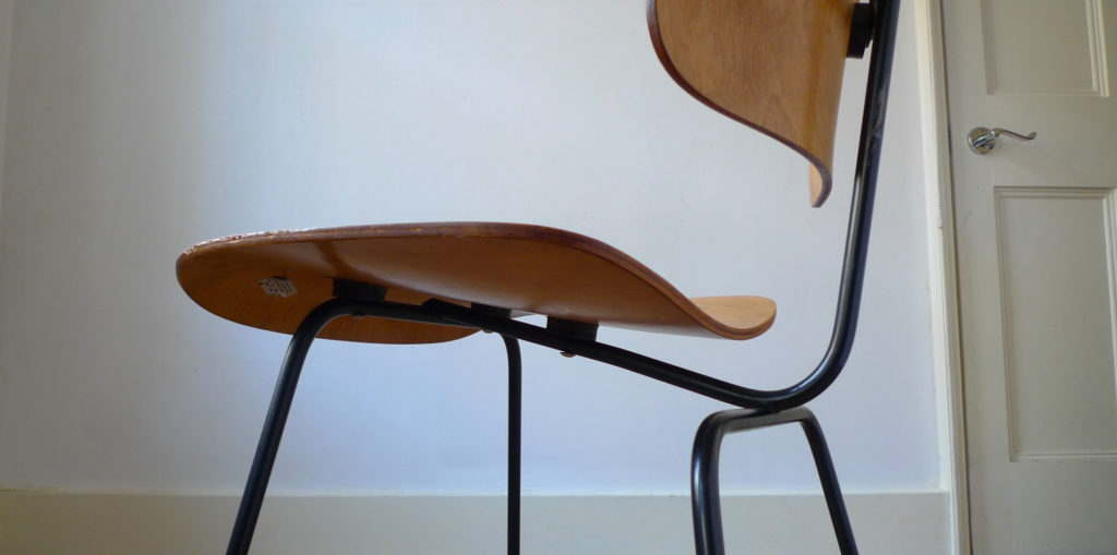 Early Charles & Ray Eames DCM Chair for Herman Miller, 1953