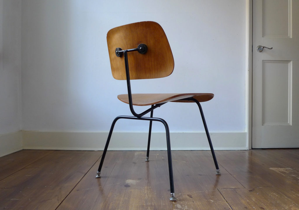 Early Charles & Ray Eames DCM Chair for Herman Miller, 1953