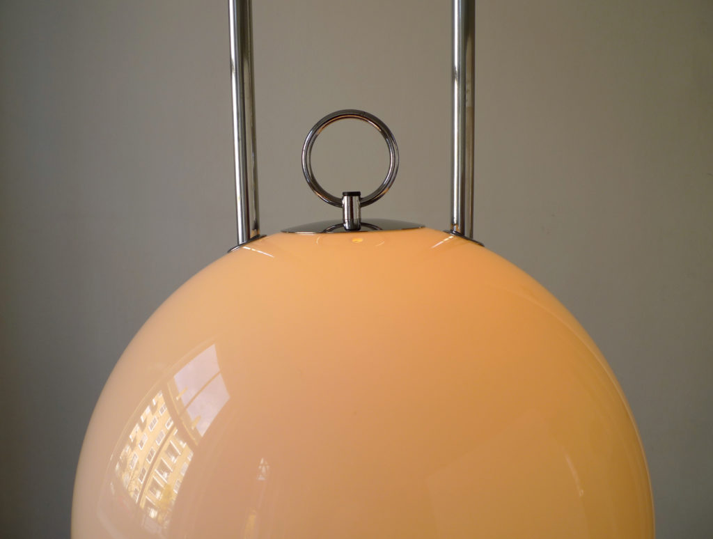 Stunning Italian Adjustable Space Age Mushroom Standard Floor Lamp, c. 1960s