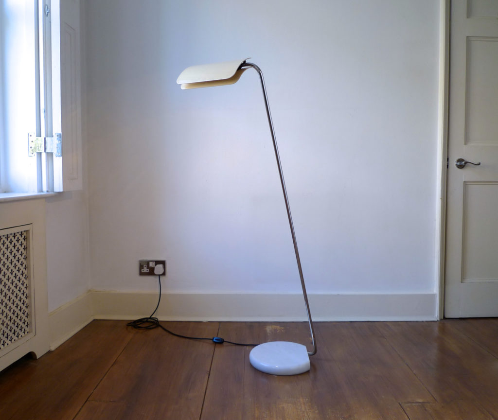 Bruno Gecchelin "Tegola" Floor Lamp for Skipper & Pollux, Italy 1970s