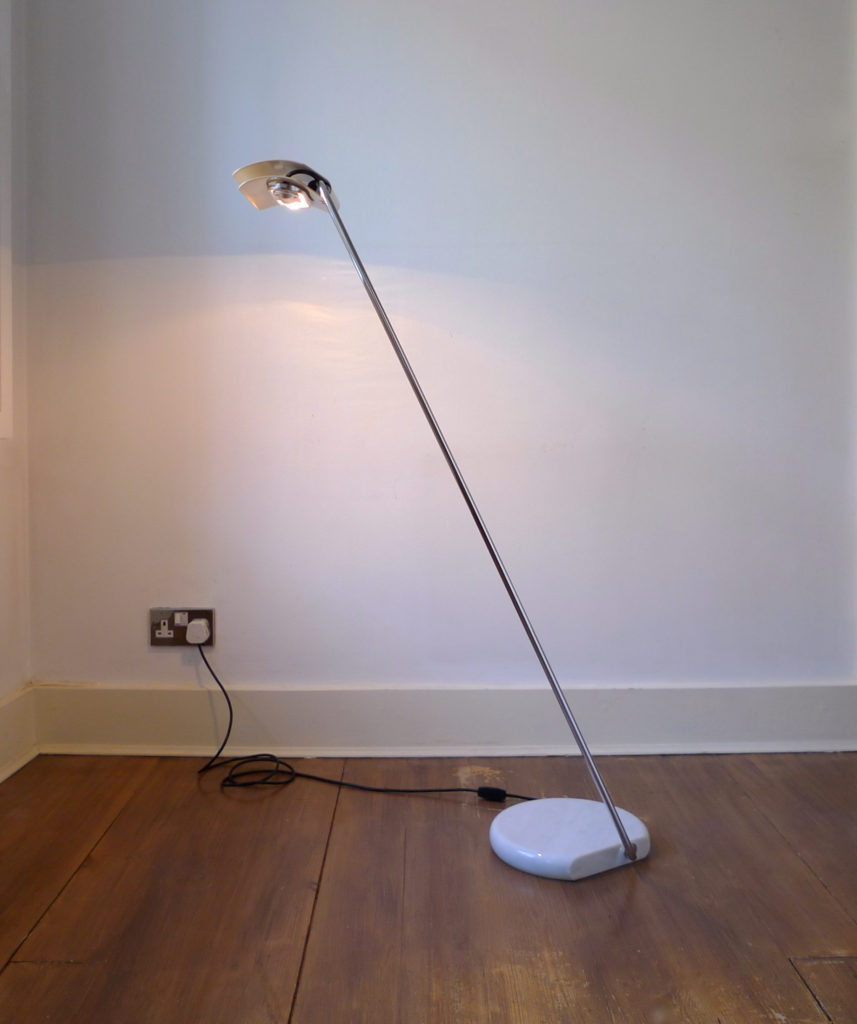 Bruno Gecchelin "Tegola" Floor Lamp for Skipper & Pollux, Italy 1970s