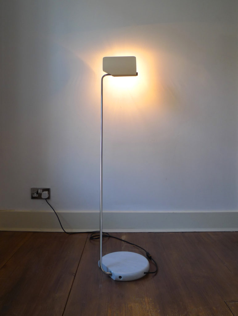 Bruno Gecchelin "Tegola" Floor Lamp for Skipper & Pollux, Italy 1970s