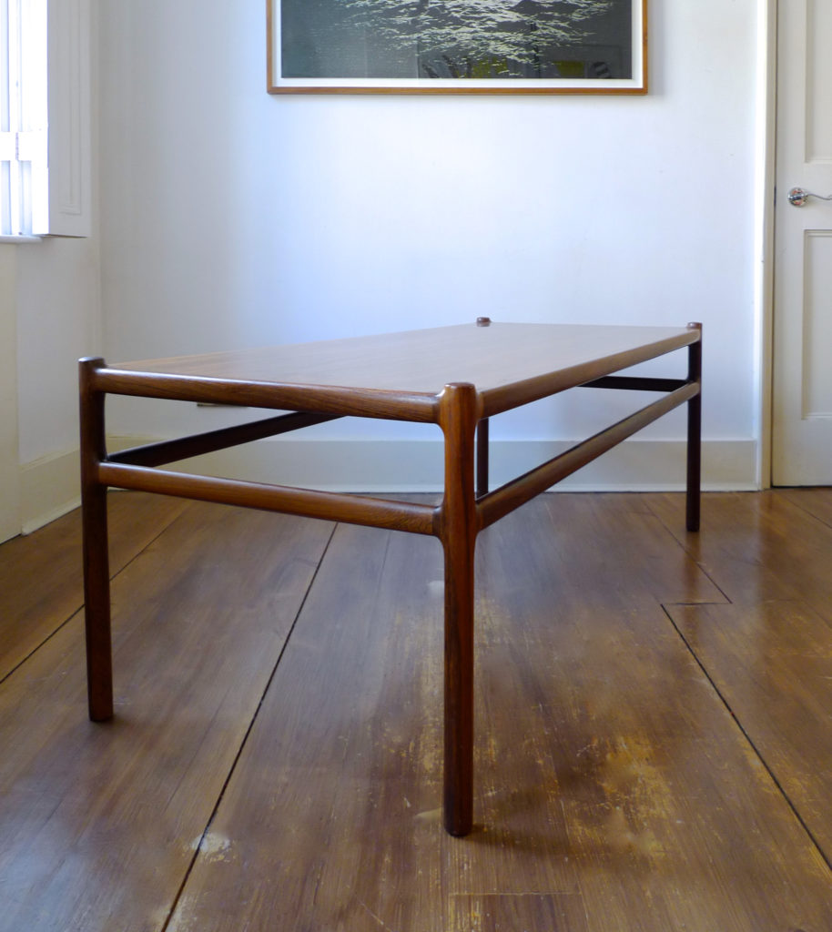 Danish Rosewood Coffee Table By Johannes Andersen For Silkeborg Møbelfabrik, 1960s