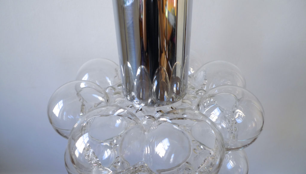 Mid-Century Tynell & Gantenbrink “Bubble Glass” Pendant For Limburg Glashütte, 1960s