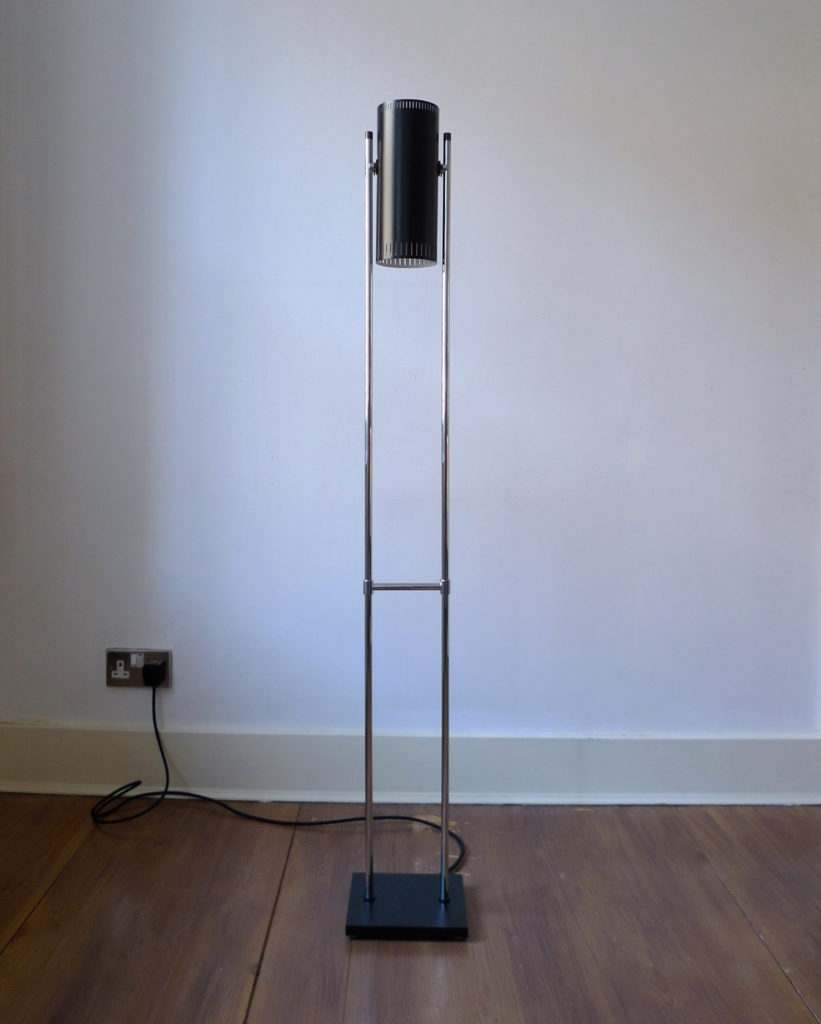Jo Hammerborg "Trombone" Floor Lamp for Fog & Morup, Denmark 1960s