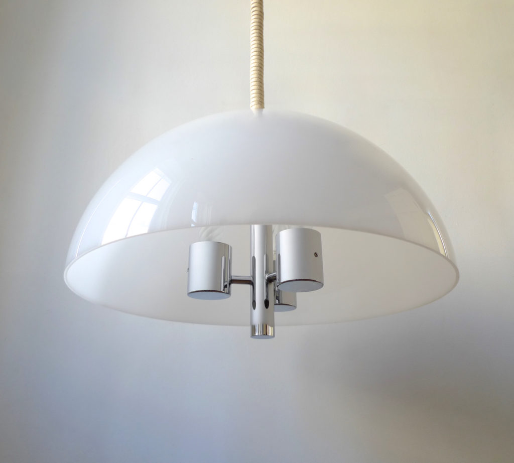 Large Space Age "El Duomo" Ceiling Light by RAAK Amsterdam, 1970s